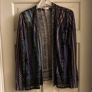Chico's Multicolor lightweight cardigan